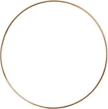 Creativ company cc metalen ring 30 cm goud