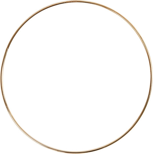 Creativ company cc metalen ring 30 cm goud