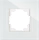 Kopp 405302008 afdekking frame 1-voudig hk 07, athenis wit (glanzend) 1 stuk(s)