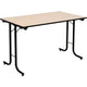 Fliptop tafel sodematub ft127tpmr-g100 rechthoekig esdoorn