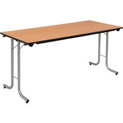 Fliptop tafel sodematub ft167tpmr-b500 rechthoekig beuken