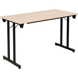 Fliptop tafel sodematub ft126tpmu-6100 rechthoekig esdoorn