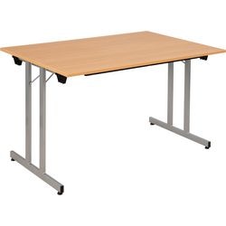 Fliptop tafel sodematub ft128tpmu-1500 rechthoekig beuken