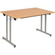 Fliptop tafel sodematub ft128tpmu-1500 rechthoekig beuken