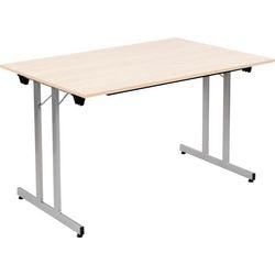 Fliptop tafel sodematub ft128tpmu-6500 rechthoekig esdoorn