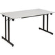 Fliptop tafel sodematub ft147tpmu-9100 rechthoekig grijs