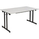 Fliptop tafel sodematub ft148tpmu-9100 rechthoekig grijs