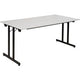 Fliptop tafel sodematub ft168tpmu-9100 rechthoekig grijs