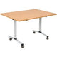 Fliptop tafel sodematub fthv3128r-l500 rechthoekig beuken