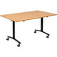 Fliptop tafel sodematub fthv3148r-l400 rechthoekig beuken