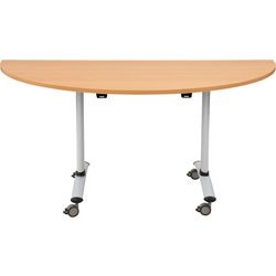 Fliptop tafel sodematub fthv3168d-l500 halfrond beuken