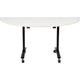 Fliptop tafel sodematub fthv3168d-q400 halfrond wit