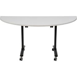 Fliptop tafel sodematub fthv3168d-r400 halfrond grijs