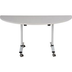 Fliptop tafel sodematub fthv3168d-r500 halfrond grijs