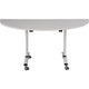 Fliptop tafel sodematub fthv3168d-r500 halfrond grijs