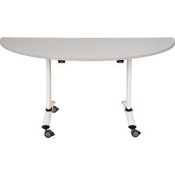 Fliptop tafel sodematub fthv3168d-r800 halfrond grijs