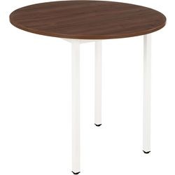 Ronde tafel sodematub ft080rond-5c1c rond walnoot