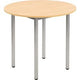 Ronde tafel sodematub ft080rond-b515 rond eiken bruin