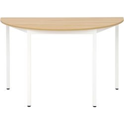 Tafel sodematub ft126dero-bc1c halfrond eiken bruin