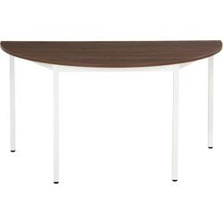 Tafel sodematub ft147dero-5c1c halfrond walnoot