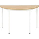 Tafel sodematub ft147dero-bc1c halfrond eiken bruin