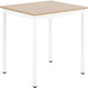 Tafel sodematub ft076rect-bc1c rechthoekig eiken bruin