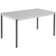 Tafel sodematub ft148rect-9213 rechthoekig grijs