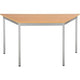 Tafel sodematub ft147trap-1515 trapeziumvormig beuken