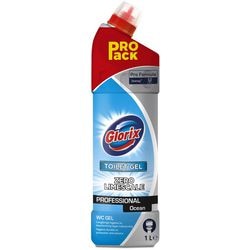 Toiletreiniger glorix professional 101108251 blauw stuk