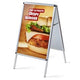Stoepbord showdown zp50x70r32me aluminium zilver