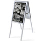 Stoepbord showdown zpa2g32me aluminium zilver