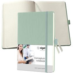 Schrijfblok sigel co682 harde kaft mintgroen