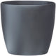 Elho brussels rond wielen 35 - grote bloempot voor binnen - 100% gerecycled plastic - ø 35 x h 33 cm - antraciet