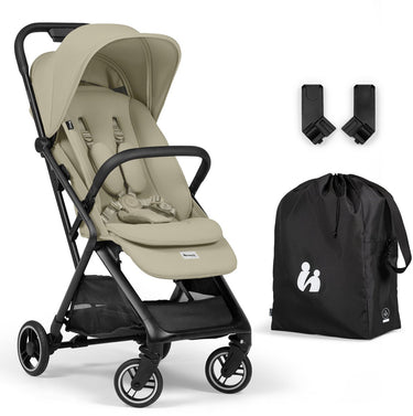 Hauck fly n care - supercompacte reisbuggy voor reislustige ouders - sage green