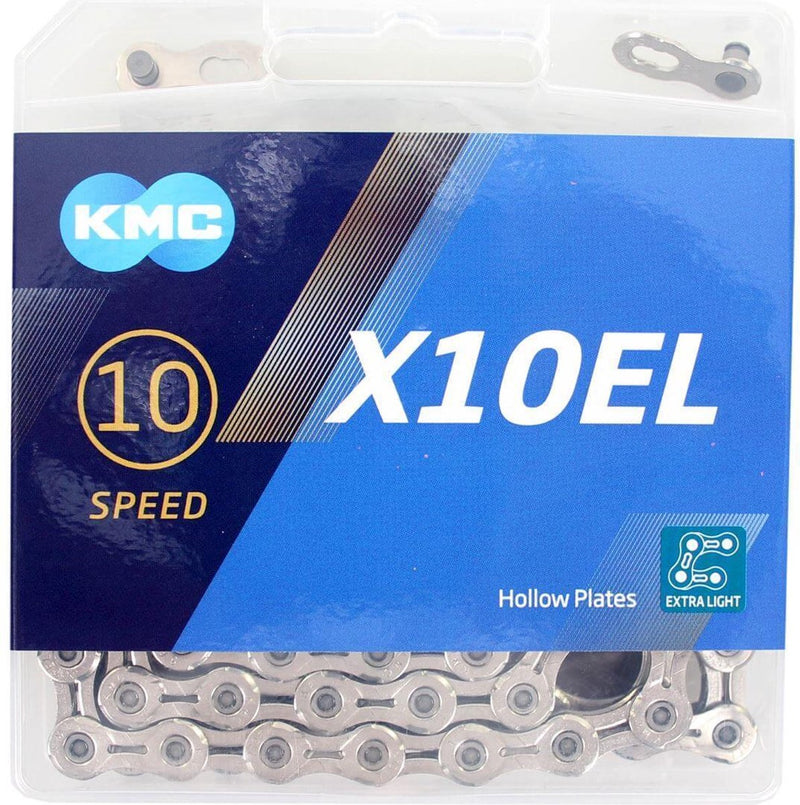 Load image into Gallery viewer, KMC Fietsketting X10EL - Zilver - 10 speed - 114 schakels
