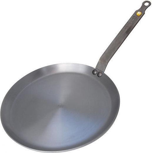 Debuyer de buyer mineral b pannenkoekenpan 30 cm – crêpepan – plaatstaal – pfas-vrij – natuurlijk antiaanbak effect – made in france