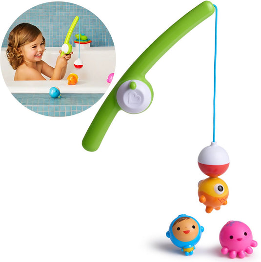 Munchkin badspeelgoed - fishin - vissersset voor in bad met vissen - magnetisch