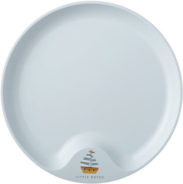 Mepal mio kinderbord little dutch - magnetronbestendig - met greep - kinderservies - sailors bay