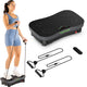 Tunturi cardio fit v30 trilplaat - incl weerstandsbanden en afstandsbediening - vibration plate - 99 snelheden - 10 programma's - vibratie en oscillatie