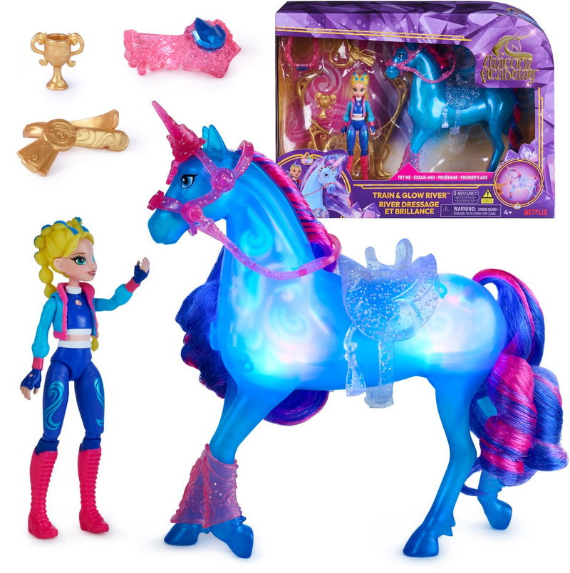 Load image into Gallery viewer, Unicorn academy train and glow river - 11.5 cm 12.5 cm
