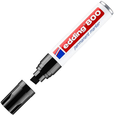 Edding permanent marker 800 ultra 4-12mm zwart schuin sneldrogend waterbestendig