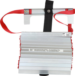 Alecto el-450 - vluchtladder voor brand en noodsituaties - 4,5 meter - belastbaar tot 200kg