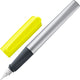 Lamy nexx neonyellow vulpen - met antislipgrip gepolijste stalen penpunt in lijn a - driehoekig aluminium huis - inclusief tintenpatrone t 10 blauw
