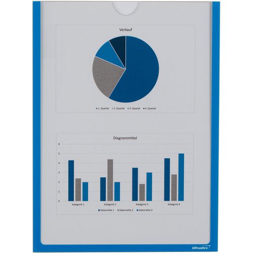 Informatie displayframe ultradex blauw