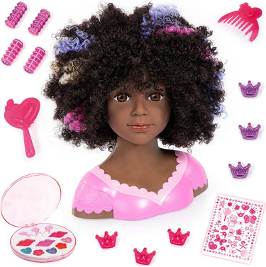Bayer design - charlene super model kaphoofd - make-up - haaraccessoires