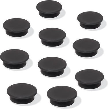 Sigel magneten - meet up - voor whiteboard - 25mm - 10 stuks - zwart - si-mu196
