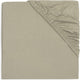 Jollein - hoeslaken jersey 70x140cm - wieg, ledikant, babybed - olive green