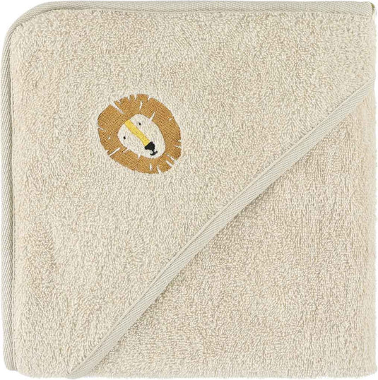 Trixie aura lion badcape – 75x75 cm – biologisch katoen – geschikt voor baby's