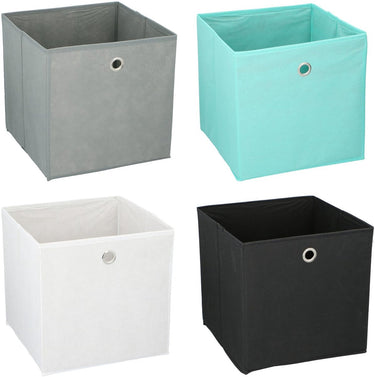 Alpina opbergbox 30 x 30 x 30 cm – opvouwbare opberdoos – organizer voor kast en kleding – assorti kleuren