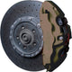 Foliatec remklauwlakset - combat mat-groen - 3 componenten